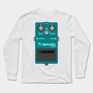 Boss TR-2 Tremelo Guitar Effect Pedal Long Sleeve T-Shirt
